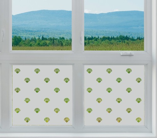 Etched Glass Window Film Frosted privacy pattern FLORAL GEOMETRIC - 第 15/20 張圖片