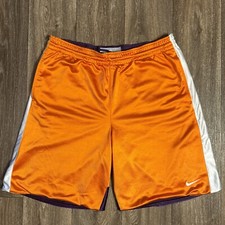 Vintage Y2K Nike Reversible Basketball Athletic Shorts Purple Orange L/XL Dazzle