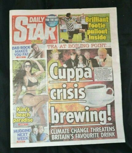Daily Star Newspaper 10/05/21 May 10th 2021 Tea Leaves Climate Change Threat! - Photo 1/12
