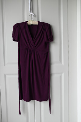 Red Herring Purple Maternity Dress Size 10 - Debenhams | eBay UK