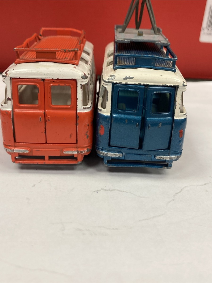 2xVintage Corgi Toys Commer Bus 2500 Series with Camera+