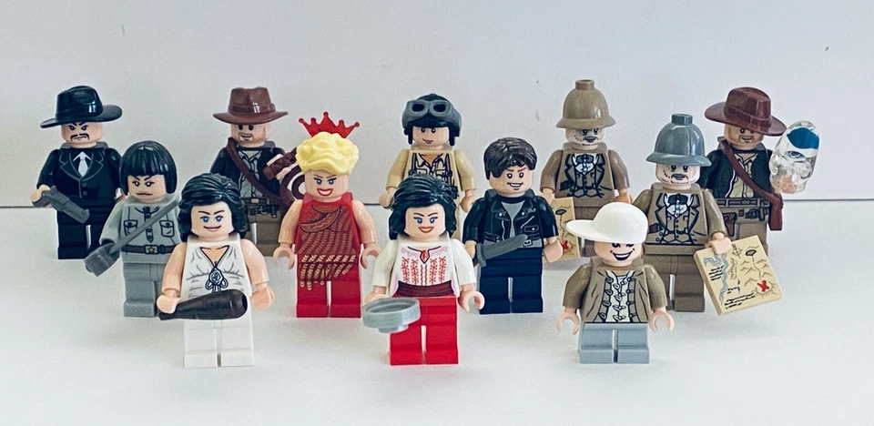 Lego INDIANA JONES Minifiguras MARION IRINA WILLIE SCOTT MUTT WILLIAMS HENRY JON Foto 2 de 2
