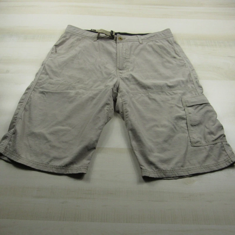 prana zion cargo pockets outdoor hiking nylon tech shorts