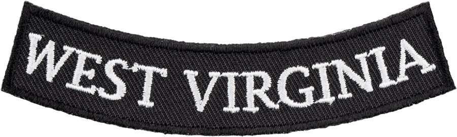 West Virginia State Bottom Rocker Patch, U.S. 50 States Patches | eBay