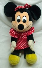 VINTAGE 1980's Disneyland Walt Disney MINNIE MOUSE 17" Plush Stuffed Animal Toy