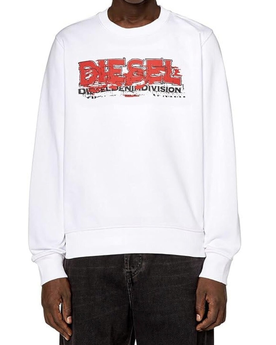 Neu Diesel Herren S Ginn K40 Sweat Shirt Pullover Gr.L White Premium...
