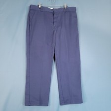 Dickies 874 Men's Original Fit Work Pants Straight High Rise Blue Size 42 x 30