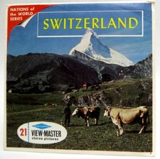 View-Master B185, Switzerland, Nations of the World, Version A, 3 Reel Set