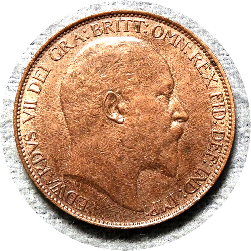 elf Great Britain Half Penny 1910 Edward VII