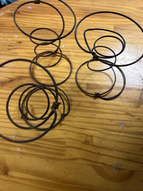 5 Primitive Old Vintage Rusty Metal Tornado Bed Springs Farm House Decor 5 Primitive Old Vintage Rusty Metal Tornado Bed Springs Farm House Decor