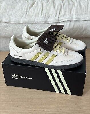 adidas x Wales Bonner Samba Nubuck Ecrtin Brown/Cream Yellow - Size 10,  New+Box | eBay