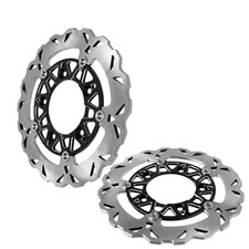 11.8" Black Rear Floating Brake Rotor for Harley 06-17 VRSC, VRSCD, VRSCA, VRSCR