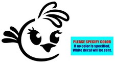 Girly Bird 082 Vinyl decal sticker Graphic Die Cut Car Truck Window Bumper 6"