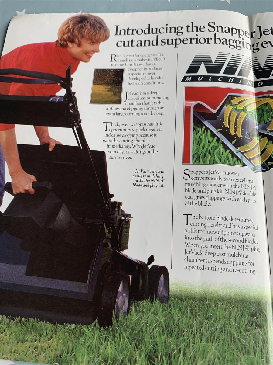 Snapper Lawn Mower Brochure 30253 A9320