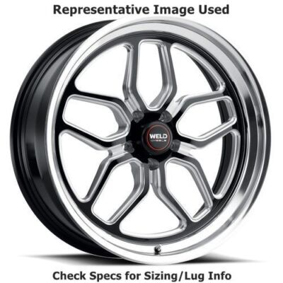 #ad Weld Racing S10728563500 Laguna 22quot;x8.5quot; Wheel Gloss Black Milled Diamond Lip $650.00