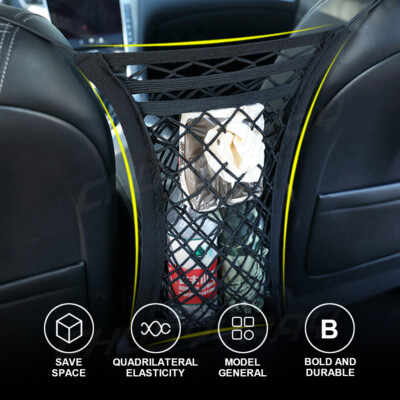NEW Car Mesh Net Storage Front Seat Gap Bag Truck Holder Hanging Cargo Organizer