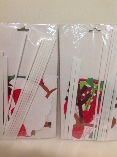 Weihnachten Photo Booth Requisiten Set Weihnachtsmann, Rentier, Weihnachten Party Deko - Bild 2 von 2