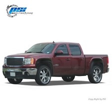 Textured Extension Fender Flares Fits Gmc Sierra 1500 2007-2013 5.8 Ft Bed Only