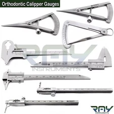 Dental Orthodontic Measuring Gauges Sliding Boley Gauge Lwanson Vernier Calipers