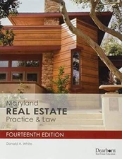 Maryland Real Estate Practice & Law - Paperback By White, Donald A. - VERY GOOD
