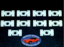 82-89 Body Roof Transverse Vinyl Top Molding Trim Clips Fits Chrysler 10pcs PQ