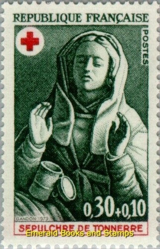 EBS France 1973 - Red Cross - Saint-Sépulcre de Tonnerre - YT 1779-1780 - MNH** - Picture 2 of 3