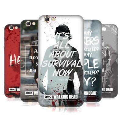 OFFIZIELLE AMC THE WALKING DEAD ZITATE SOFT GEL HANDYHÜLLE FÜR OPPO HANDYS