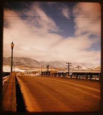 Before the storm road in Utah or Colorado - 1950s Stereo Realist slide #694