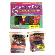 Cuisenaire Rods Introductory Set with Bonus Plastic Rods
