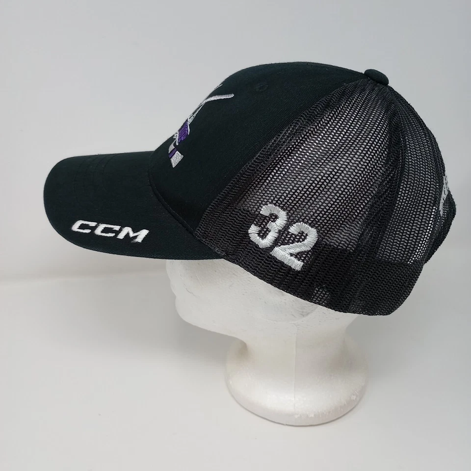 Gorra de béisbol ajustable de malla negra Kings Kup Hockey IL 32 Krieger CCM Foto 4 de 4