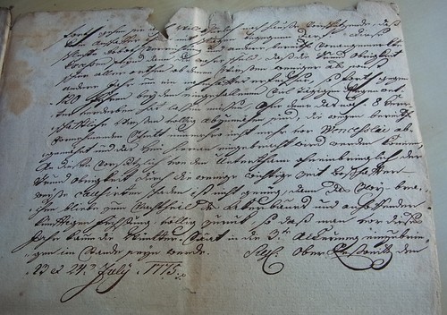 Bauernaufstand Lessonitz (Böhmen) 1775: Berichte Ereignisse in den Dörfern, 18 S - Bild 22 von 24