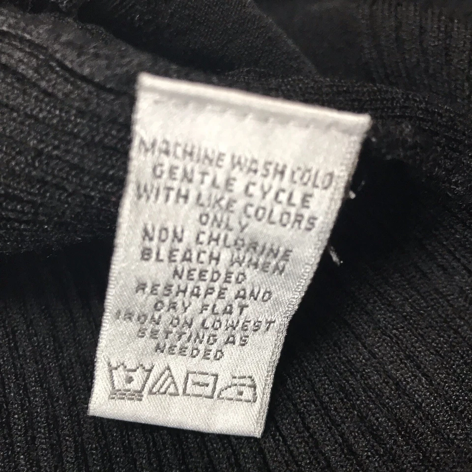 复古 90 Y2K Top L 罗纹作物极简主义仙女垃圾哥特女巫奇异想天开 — 第 3/4 张图片