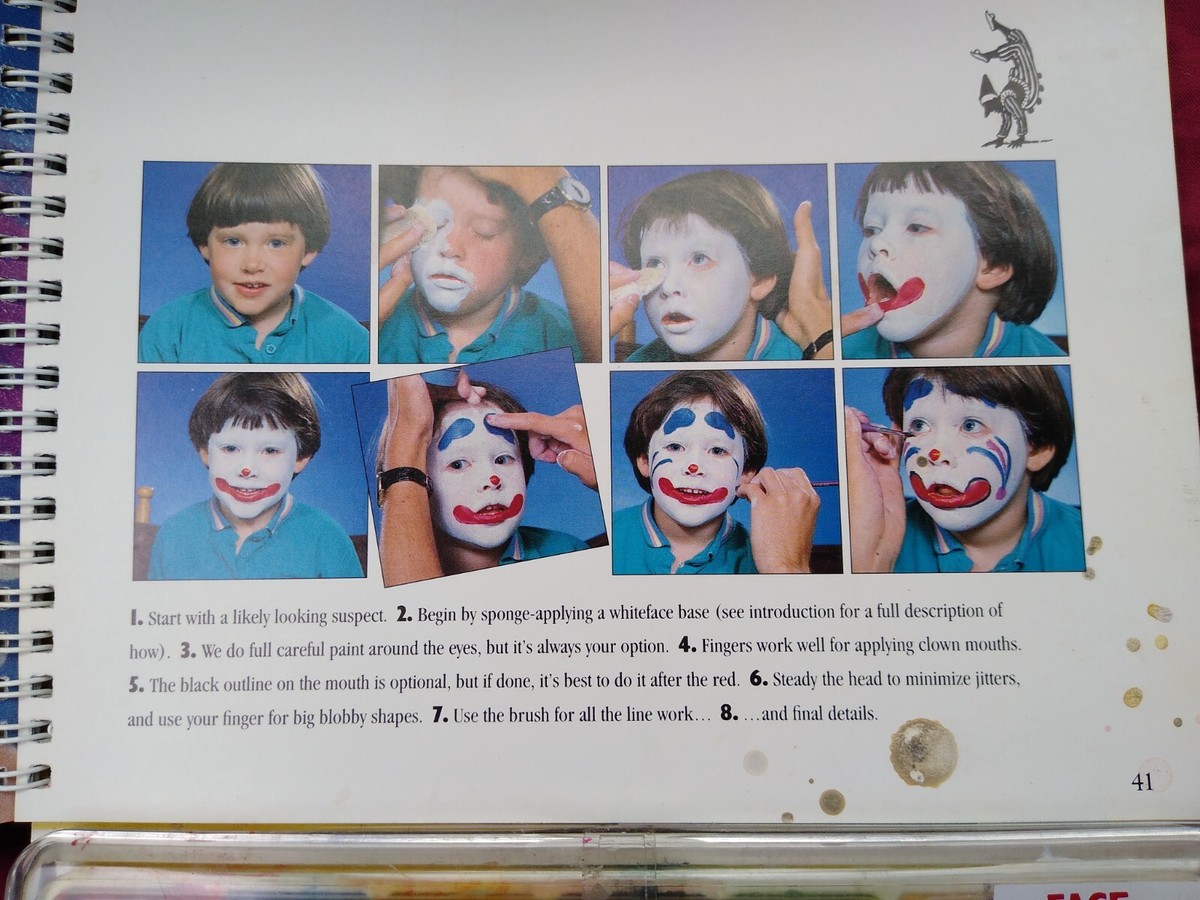 Vintage Klutz Guide - Face Painting Book Kit, Klutz Press 1990