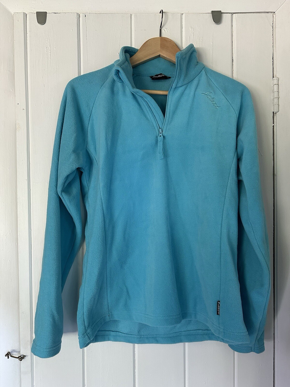 Joluvi Mujer Chaqueta Polar Azul Turquesa Grande Ligera