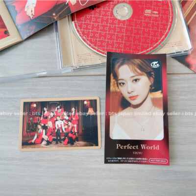 TWICE Tzuyu Perfect World Official ONCE ver. + IC sticker + Photo