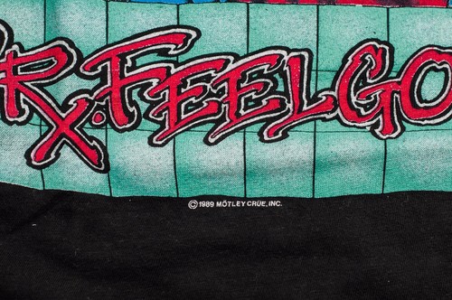Motley Crue Official Vintage Dr. Feelgood T-shirt 1989 Medium - Bild 3 von 5