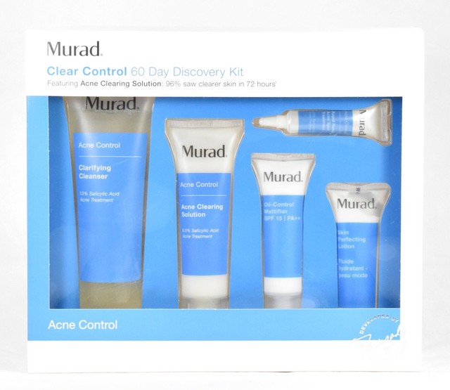 MURAD ACNE CLEARING SOLUTION 1.7 oz + MURAD ACNE SPOT FAST FIX 0.5 oz