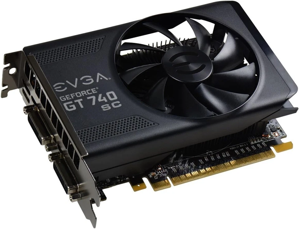 EVGA NVIDIA GeForce GT 740 2GB GDDR5 scheda video grafica superclocked pcie 3.0 - Immagine 2 di 4