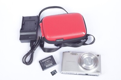 Samsung PL Series PL210 14.2MP Digital Camera Silver [TESTED/WORKS]