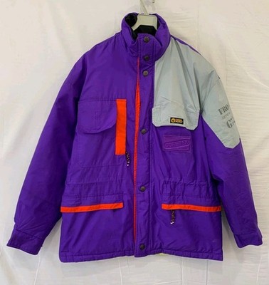 Ciesse Piumini Vintage Gore-Tex Goose Down Ski Jacket XL Purple Colorblock #147