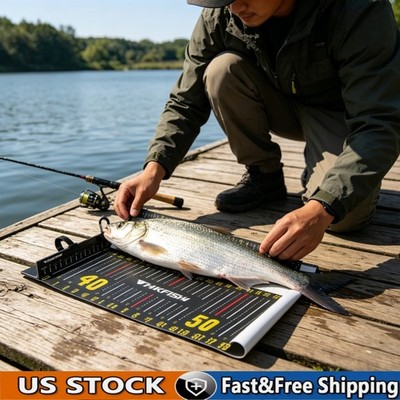 53in Foldable Fish Ruler Portable Waterproof Measuring Tape for Kayak Boat Yacht