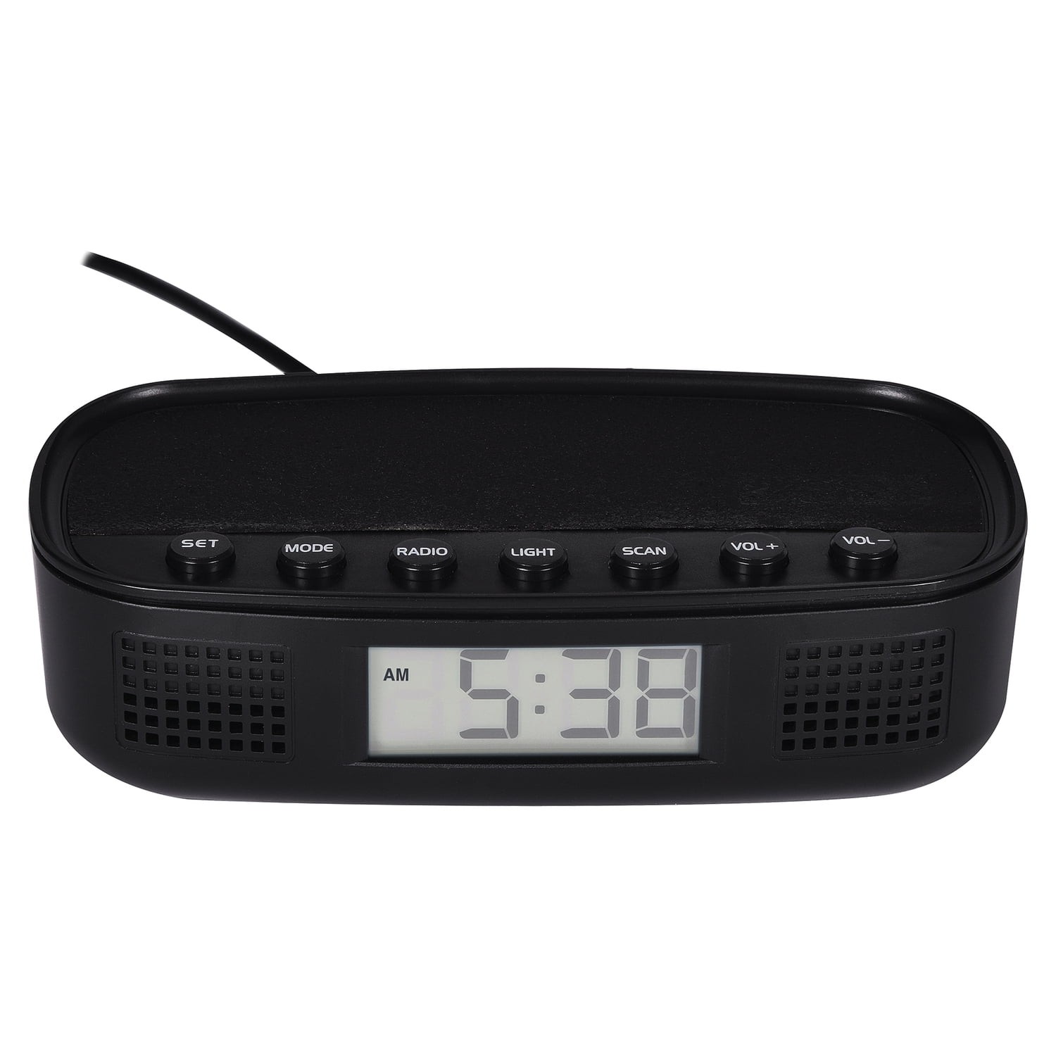 RCA RCS27 Digital Alarm Clock USB Charging Soothing Sounds