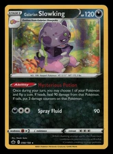 NM - Pokemon Galarian Slowking 098/198 Chilling Reign Holo Rare