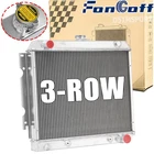 3 Row Aluminum Radiator For 1968-1972 Dodge Charger /1970-73 Plymouth Barracuda