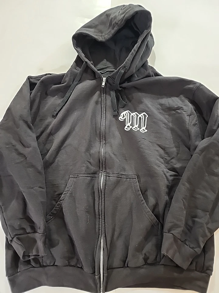 2006 The Menzingers American punk rock Rare Merch Full Zip Up Hoodie Mens 2XL - Image 3 of 4