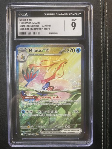 Milotic ex graded CGC 9 for sale on eBay