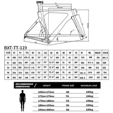BXT Carbon Fiber Tim Trial/Triathlon Bike L-TWOO ER9 24Speed Carbon TT Bicycle