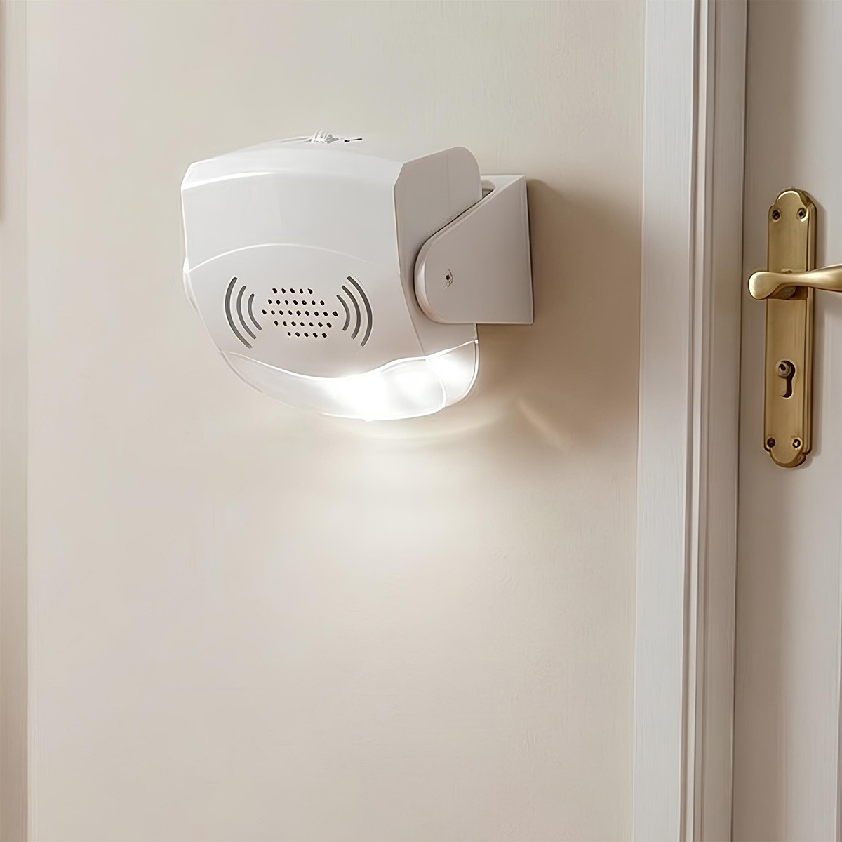 Détecteur de mouvement compact avec sirène 80dB intégrée angle 10° - 3