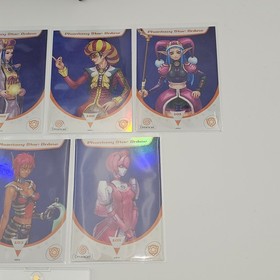 Sega Dreamcast Trading Cards Phantasy Star Online Full Foil Set With TS Card