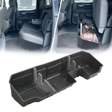 Rear Under Seat Storage Box Compatible with 2019-2024 Chevy Silverado 1500 ...
